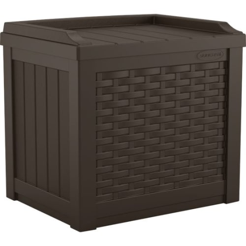 Suncast Commercial 22 Gal. Small Deck Box, Java